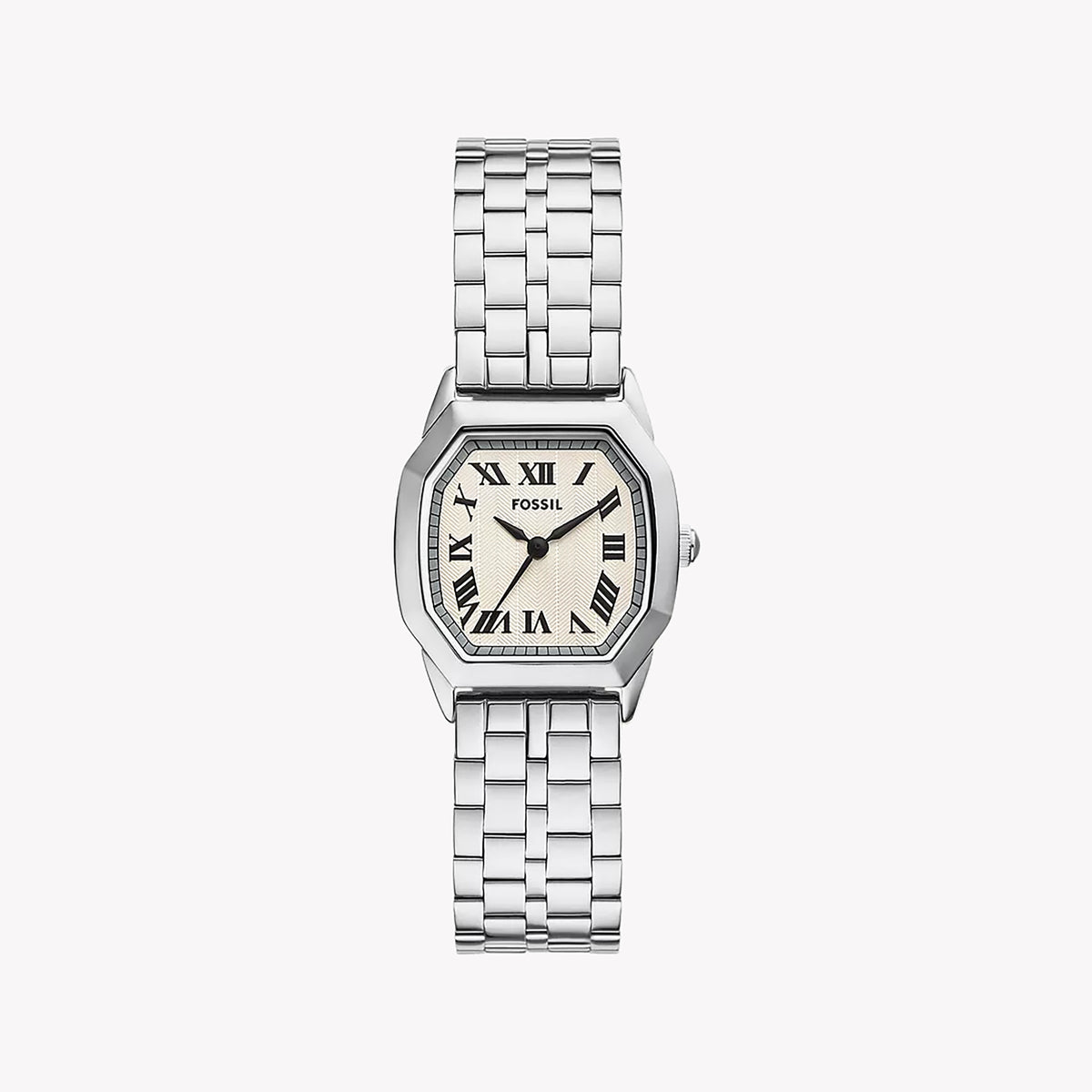 FOSSIL ES5363 CHIC SOPHISTICATION - ELEGANT SILVER WOMEN'S WATCH WITH MODERN FLAIR