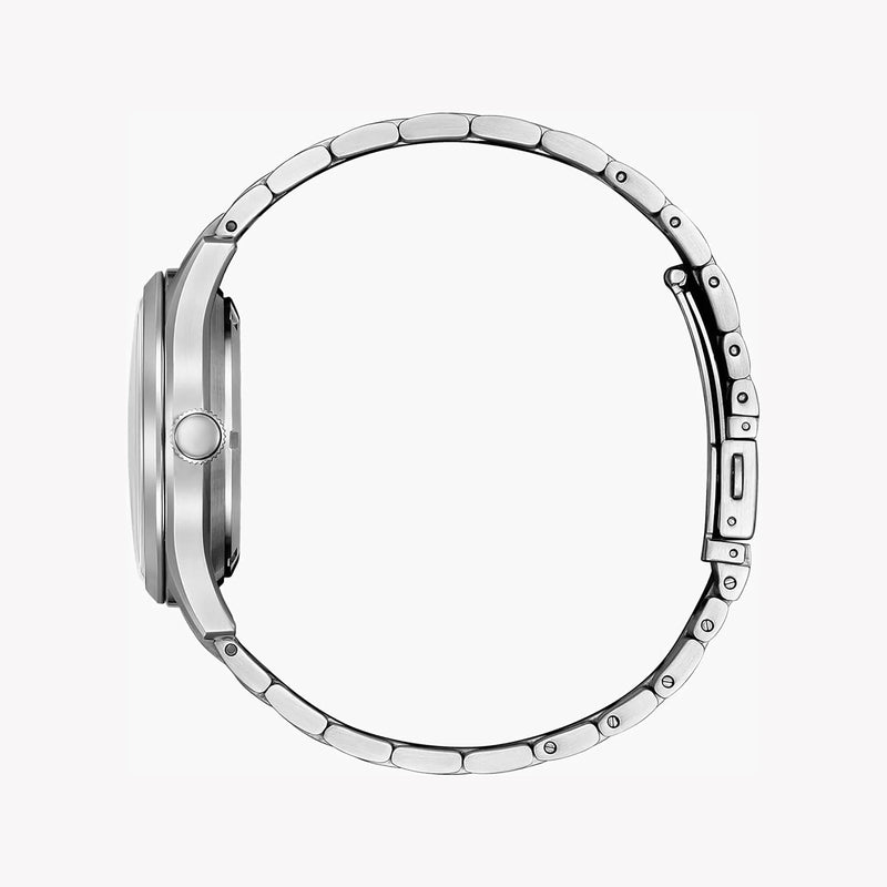 Dynamic Precision Men's Silver Stainless Steel Watch, Yellow Dial | Nh8391-51z by i-watch