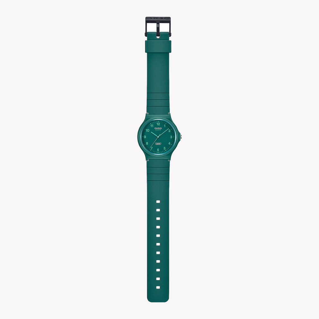CASIO MQ-24B-3BEF GREEN SIMPLICITY - VERSATILE UNISEX WATCH with lightweight resin band and easy-to-read dial-i-Watch-2