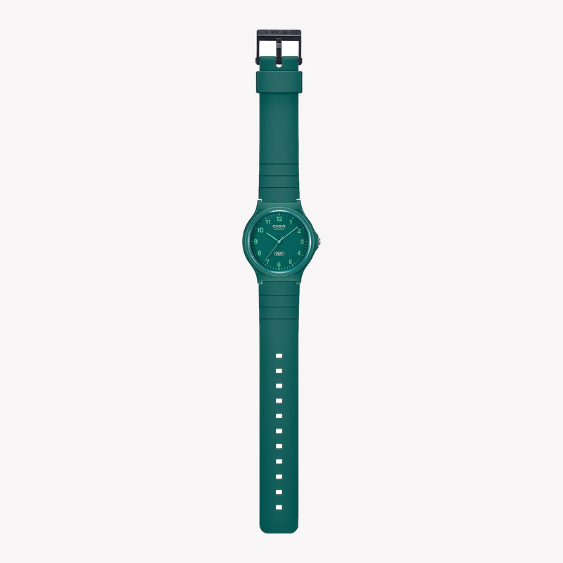 Casio Unisex Green Resin Watch, Green Dial | Mq-24b-3bef by i-watch