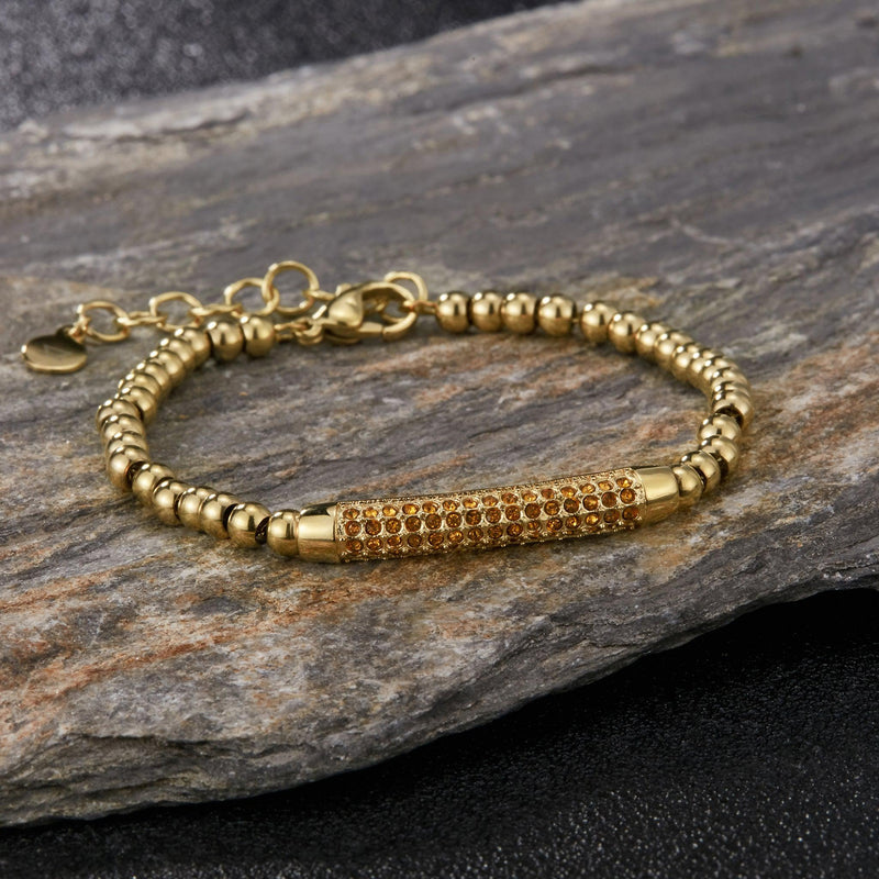 Zink Women's Gold Stainless Steel Bracelet | Zfbr003g by i-watch