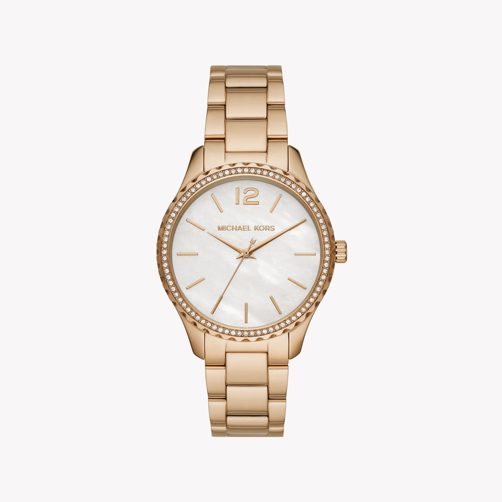 MICHAEL KORS MK6870 RADIANT GLAM - ELEGANT GOLD STAINLESS STEEL WOMEN'S WATCH