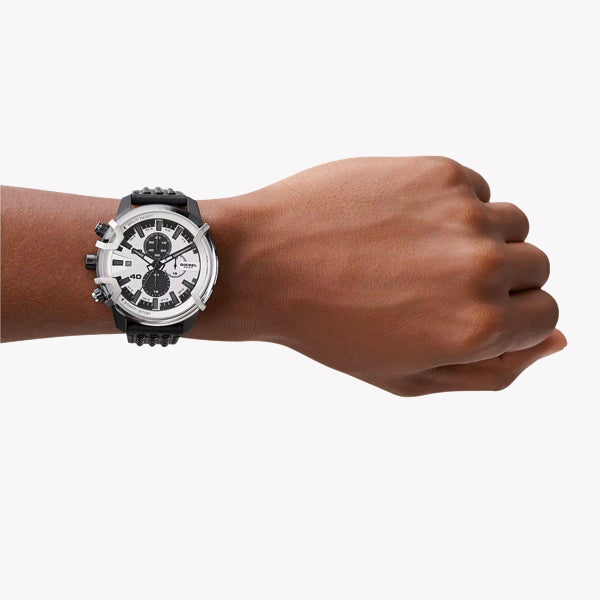 DIESEL DZ4571 BOLD ADVENTURER - MEN'S STAINLESS STEEL CHRONOGRAPH WATCH WITH BLACK LEATHER BAND-i-Watch-4