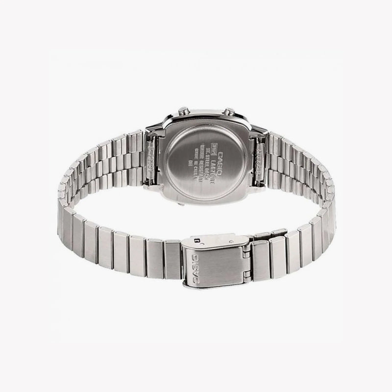Casio Women's Silver Stainless Steel, Resin Case | La-670wa-7df by i-watch