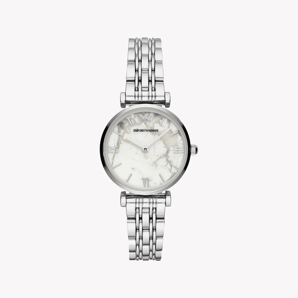 EMPORIO ARMANI AR11170 - ELEGANT SILVER TIMEPIECE FOR THE MODERN WOMAN