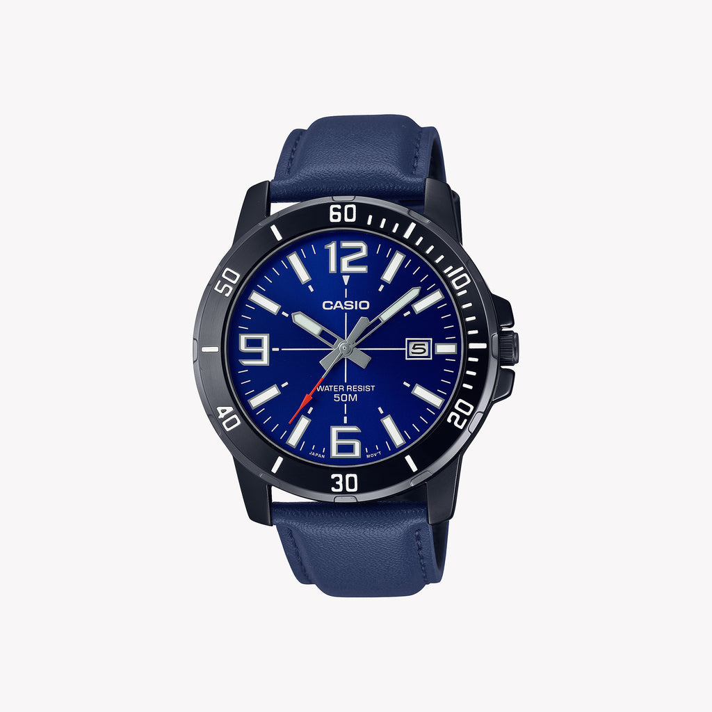 CASIO MTP-VD01BL-2BV BOLD EXPLORER - STYLISH TIMEPIECE FOR MEN