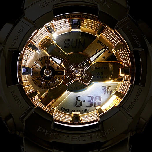 Casio G-Shock Gm-2100c-5adr Oak - Dynamic Olive Men's Watch With Sleek Silver Case And Black Dial by i-watch