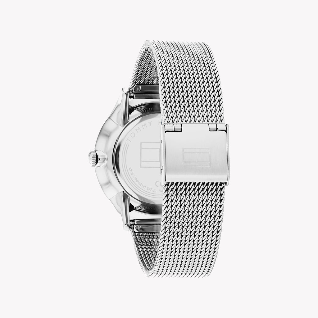 TOMMY HILFIGER 38MM ELEGANCE - TIMELESS SILVER WOMEN'S WATCH with Stylish Minimalist Design & Water Resistance-i-Watch-3