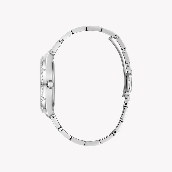 Guess Women's Silver Stainless Steel Watch, Silver Dial | Gw0604l1 by i-watch