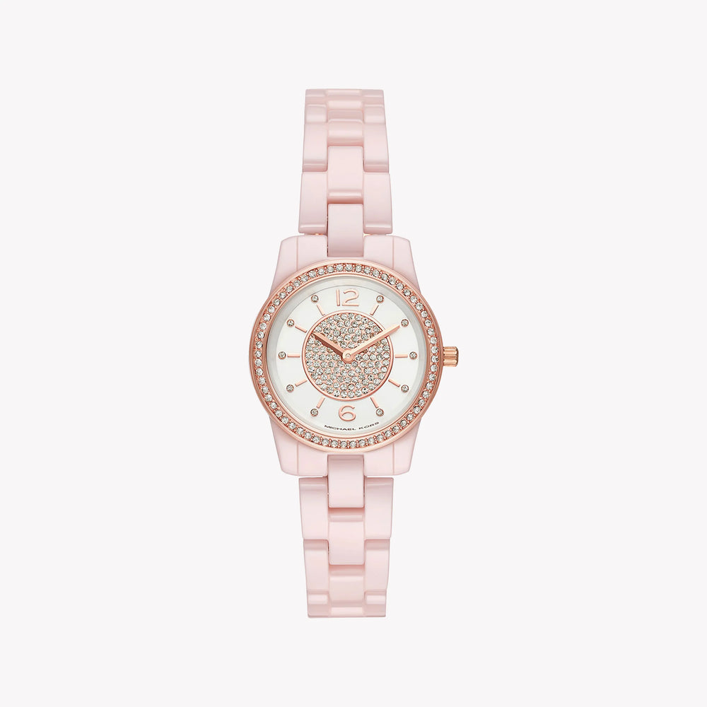 Michael Kors Women's Pink Stainless Steel Watch, Rose Gold Dial | Mk6622 by i-watch