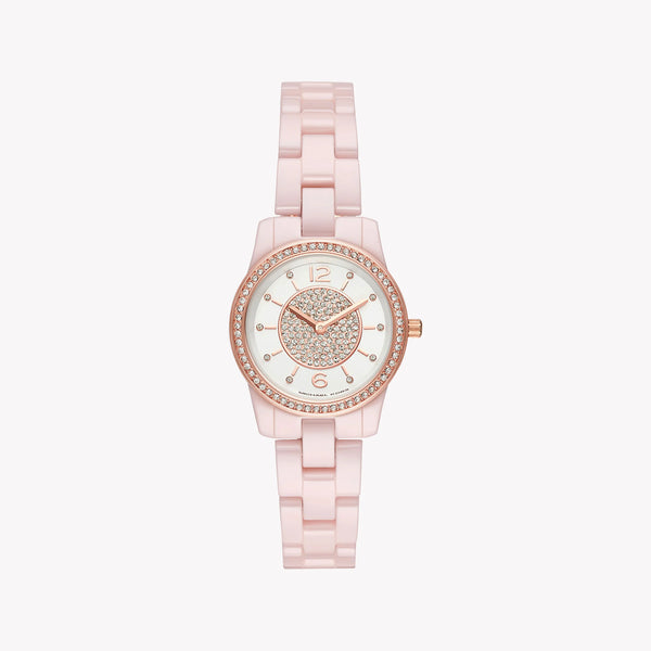 Michael Kors Women's Pink Stainless Steel Watch, Rose Gold Dial | Mk6622 by i-watch