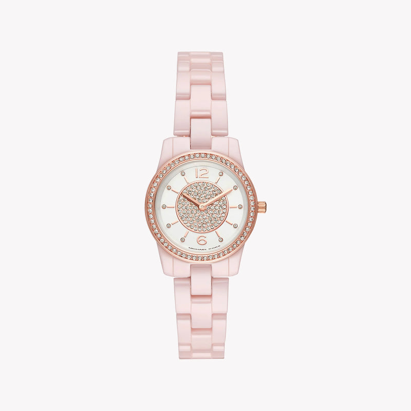 Michael Kors Women's Pink Stainless Steel Watch, Rose Gold Dial | Mk6622 by i-watch