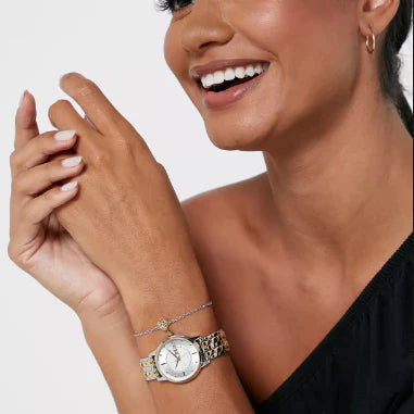 Just Cavalli Women's Silver & Gold Watch, White Dial | Jc1l149m0075 by i-watch