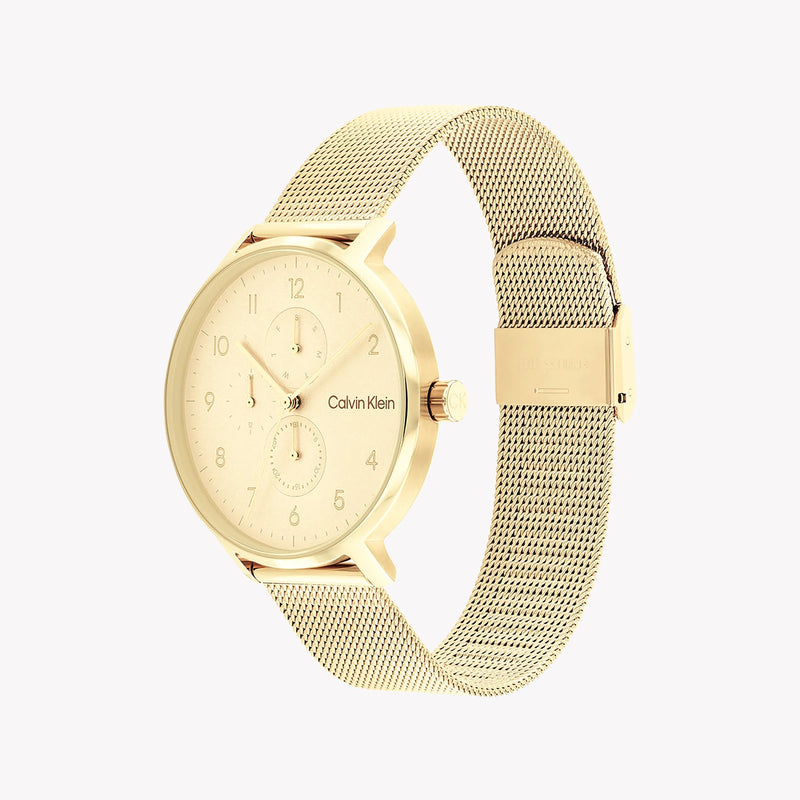 Ck Calvin Klein Women's Gold Watch, Gold Dial | 25200403 by i-watch
