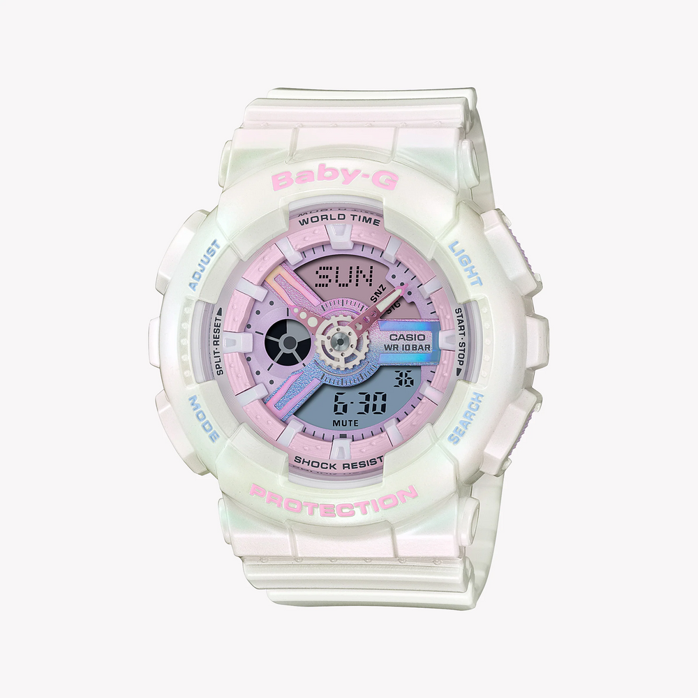 Casio Baby-G Ba-110pl-7a1dr - Sporty Chic Timepiece For Adventurous Women by i-watch