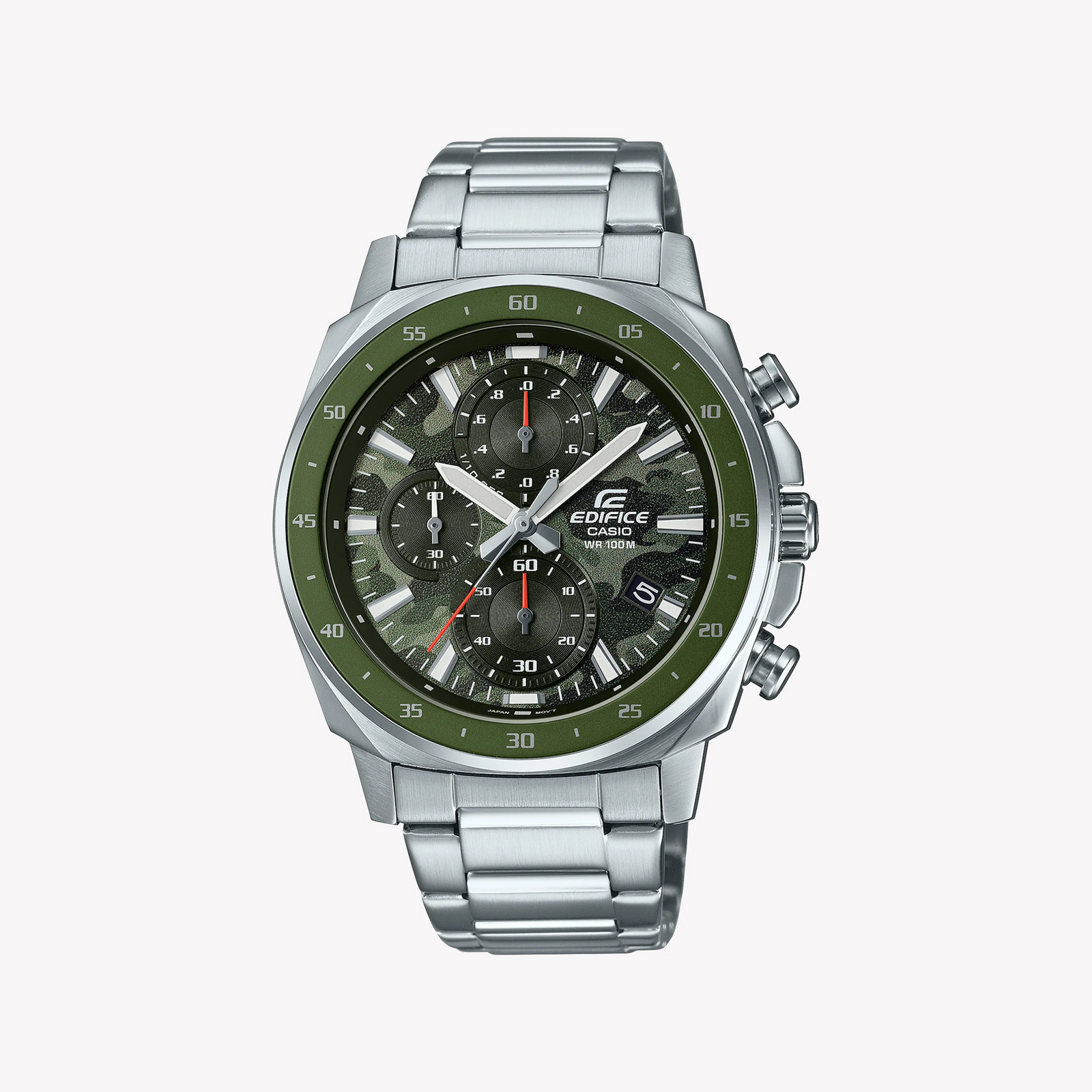 Casio Edifice Efv-600d-3cvudf - Elegantly Versatile Men's Watch With Green Dial by i-watch