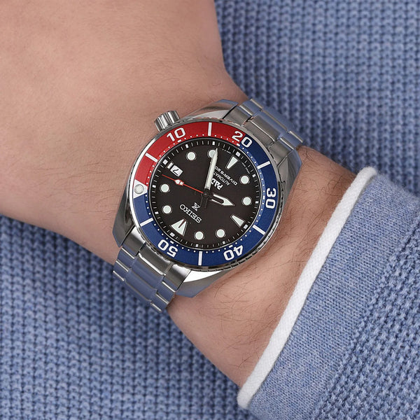 Seiko Prospex Men's Multicolor Dive Watch, Black Dial | Spb181j1