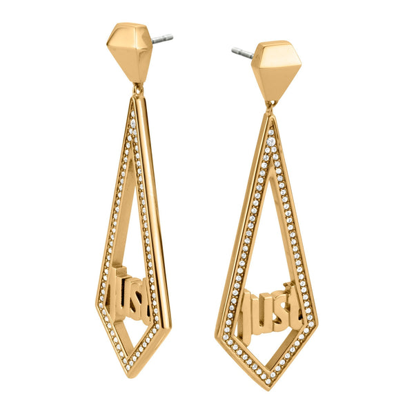 Just Cavalli Women's Gold Earrings, Stainless Steel | Jcer00390200 by i-watch