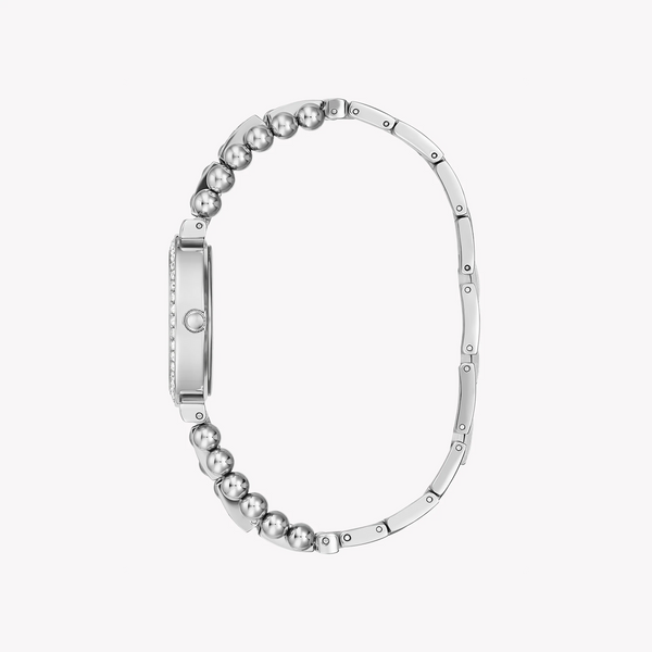 Guess Women's Silver Stainless Steel Watch, Silver Dial | Gw0401l1 by i-watch