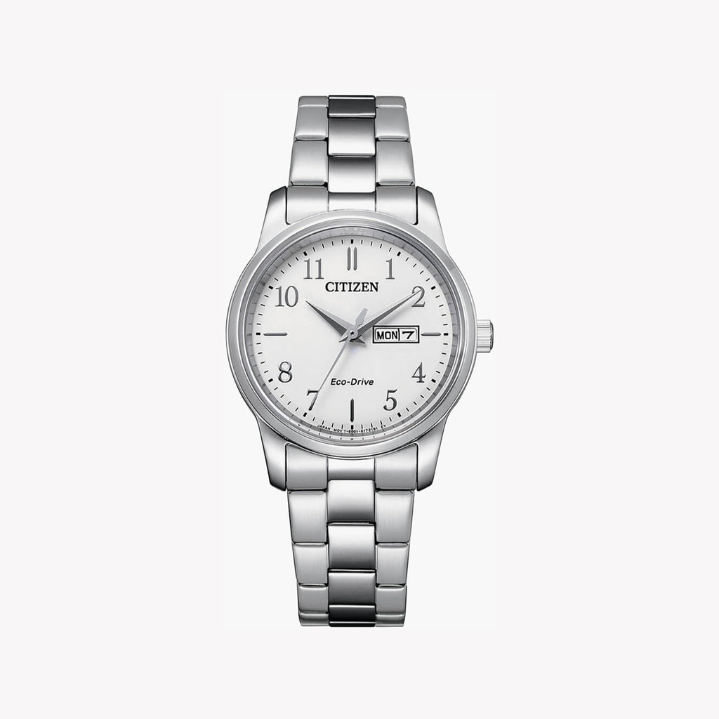 CITIZEN EW3260-84A SILVER ELEGANCE - CHIC TIMEPIECE FOR MODERN WOMEN