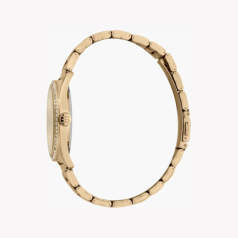 Esprit Women's Gold Stainless Steel Watch, Champagne Dial | Es1l081m0035 by i-watch
