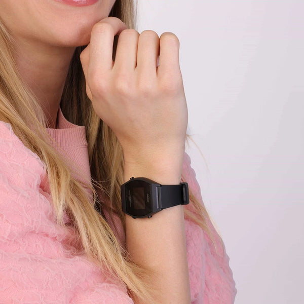 Casio Lw-204-1bdf - Sporty Elegance Unisex Watch With Black Resin Band And Digital Display by i-watch