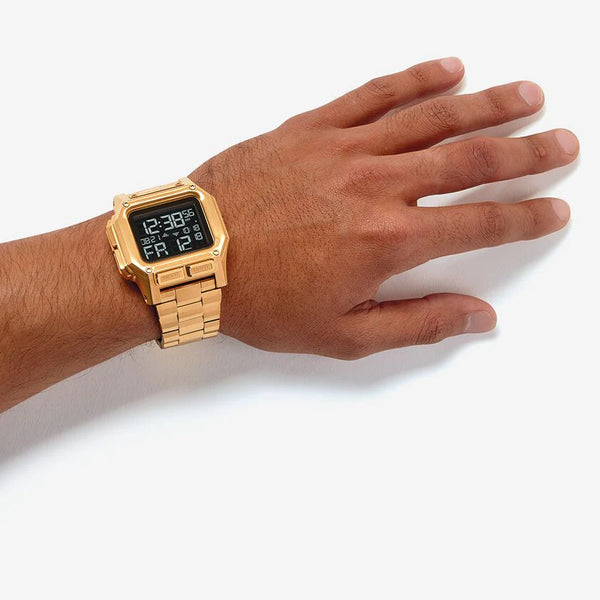 Nixon Men's Gold Watch, Black Dial | A1268-502 by i-watch