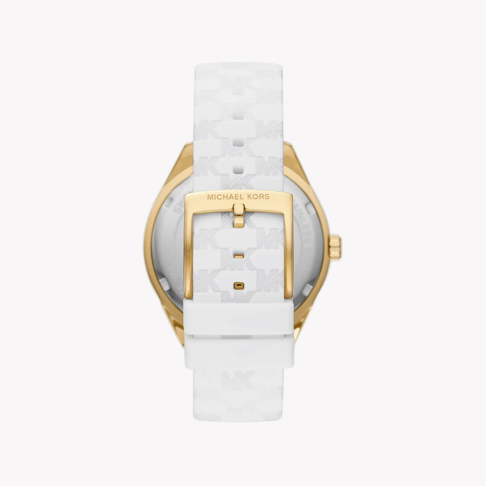 Michael Kors Women's Gold Watch, White Leather | Mk7267 by i-watch