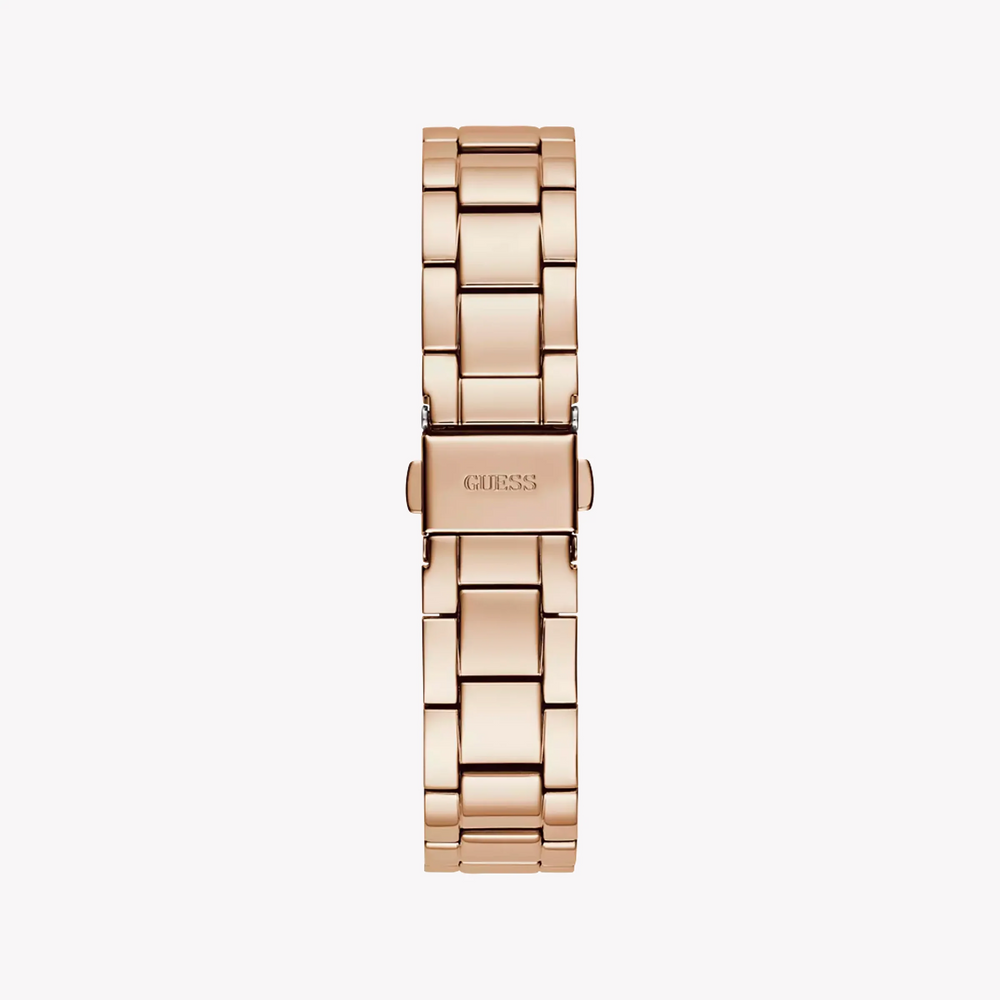 Guess Women's Rose Gold Watch, White Dial | Gw0242l3 by i-watch