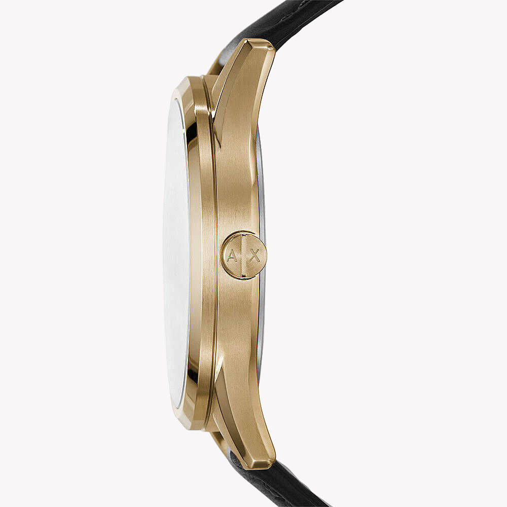 ARMANI EXCHANGE AX1869 GOLD & BLACK - BOLD SOPHISTICATION MEN'S WATCH-i-Watch-2