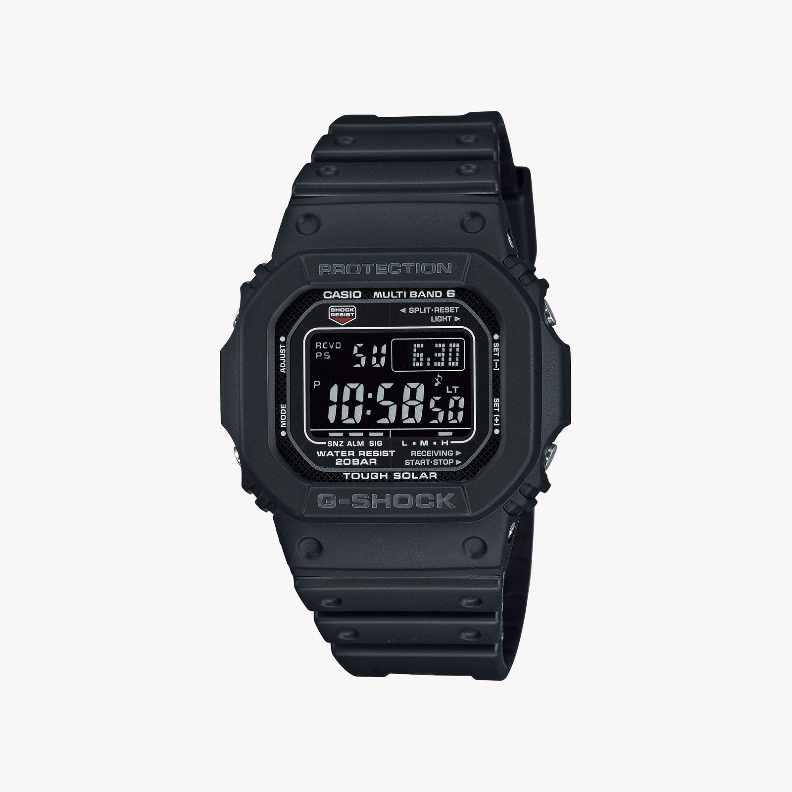 Casio Men's Black Resin Watch, Solar Movement | Gw-M5610u-1ber by i-watch