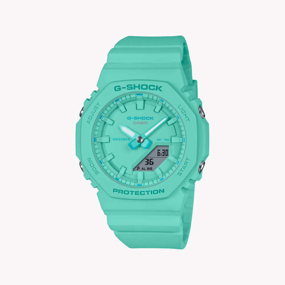Casio G-Shock Gma-P2100-2adr - Adventurous Elegance Unisex Watch With Vibrant Blue Resin BAnd and Sleek Sporty Design. by i-watch