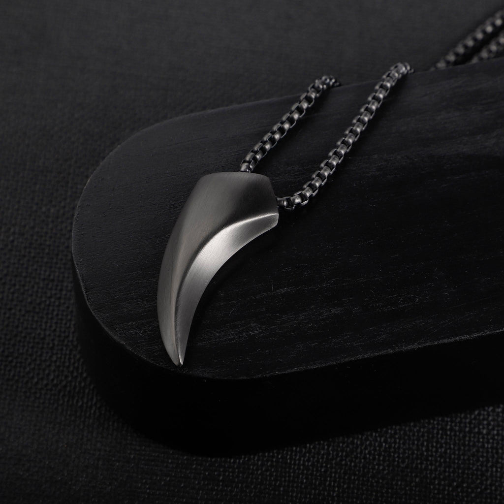 Zink Men's Black Stainless Steel Necklace | Zjpd006sp-Pg