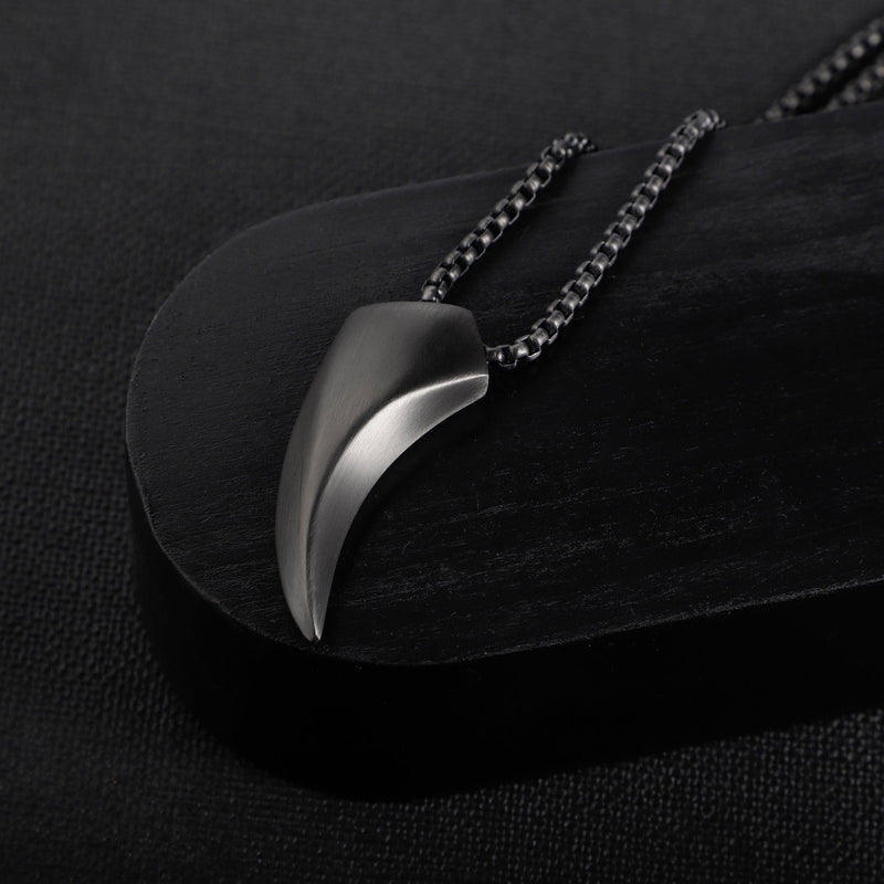 Zink Men's Black Stainless Steel Necklace | Zjpd006sp-Pg by i-watch