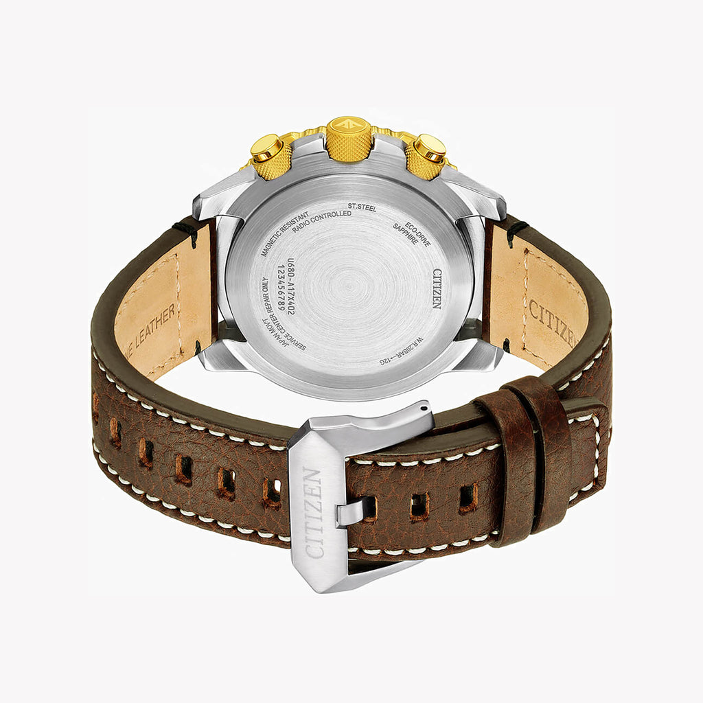 CITIZEN JY8084-17H DYNAMIC VERSATILITY - MEN'S STAINLESS STEEL WATCH WITH CALF LEATHER BAND-i-Watch-3