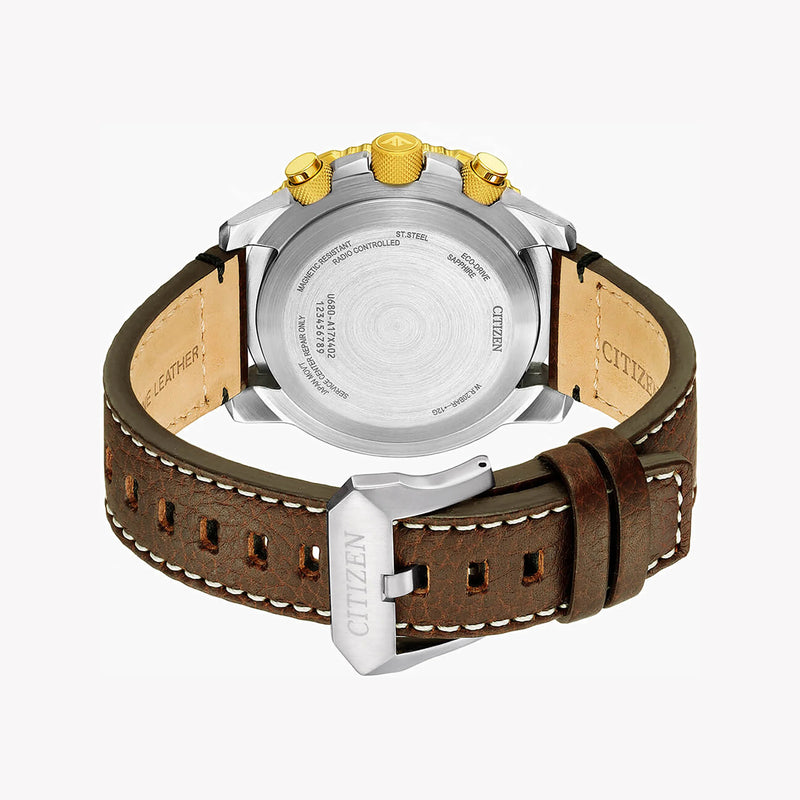 Citizen Men's Stainless Steel, Brown Leather | Jy8084-17h by i-watch