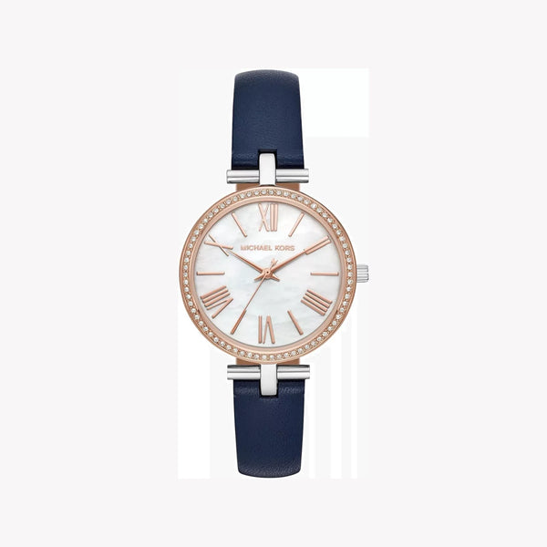 Michael Kors Women's Rose Gold Watch, Blue Leather | Mk2833 by i-watch