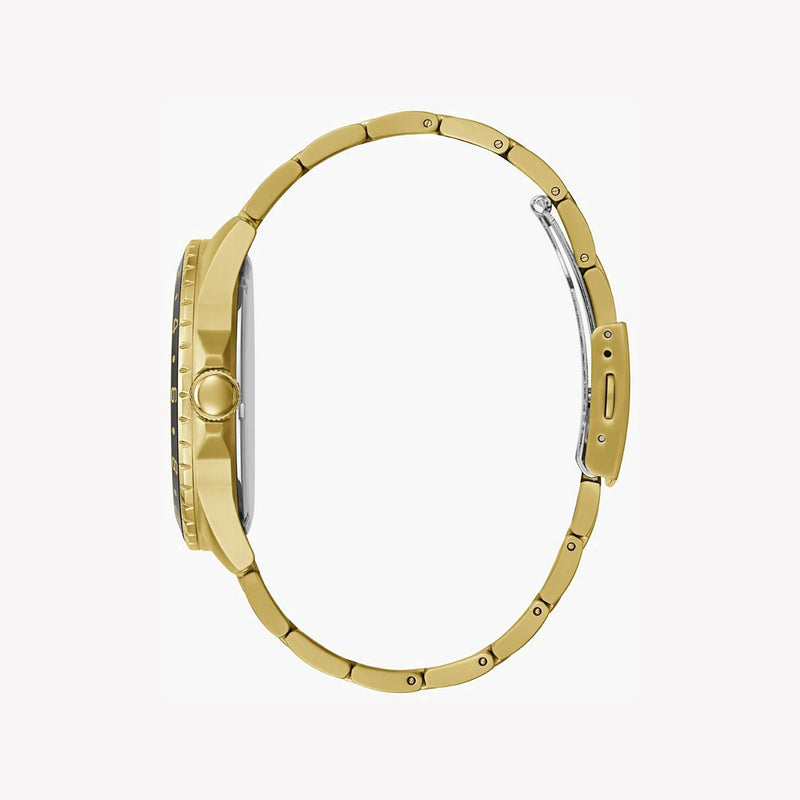 Guess Men's Gold Watch, Black Dial | Gw0220g4 by i-watch