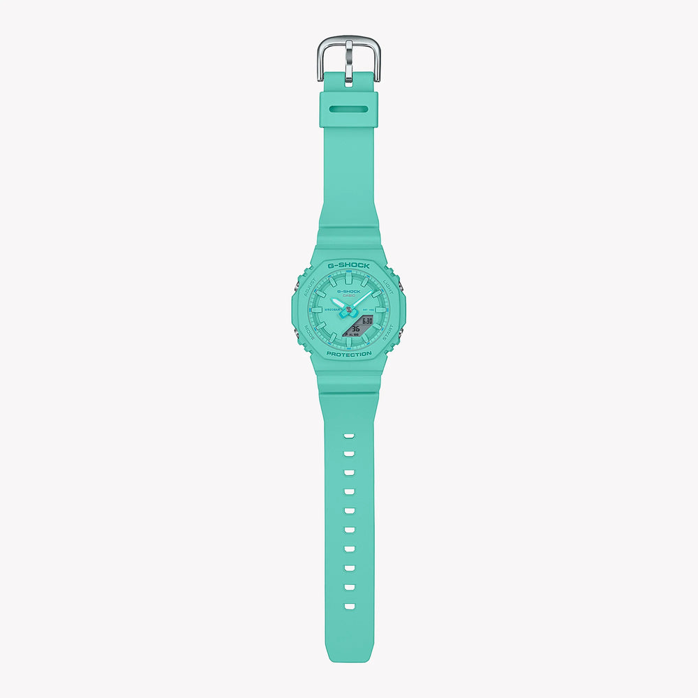 Casio G-Shock Gma-P2100-2adr - Adventurous Elegance Unisex Watch With Vibrant Blue Resin BAnd and Sleek Sporty Design. by i-watch
