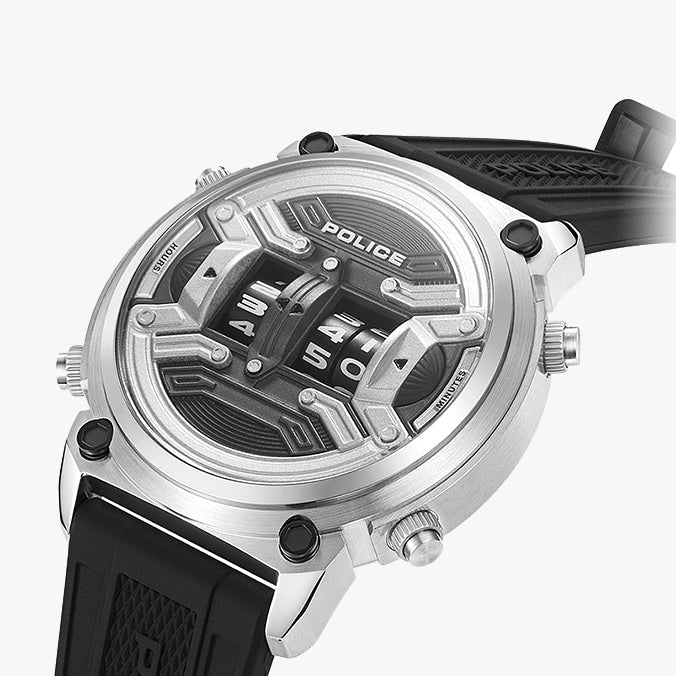 POLICE PEWJP2228503 - STRIKING MULTICOLOR MEN'S WATCH WITH SILVER STAINLESS STEEL CASE-i-Watch-2