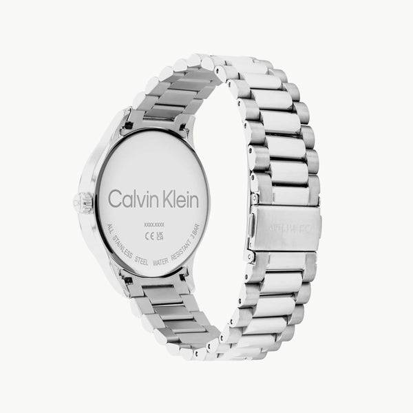 Ck Calvin Klein Men's Silver Stainless Steel Watch, Silver Dial | K2g2g1z6 by i-watch