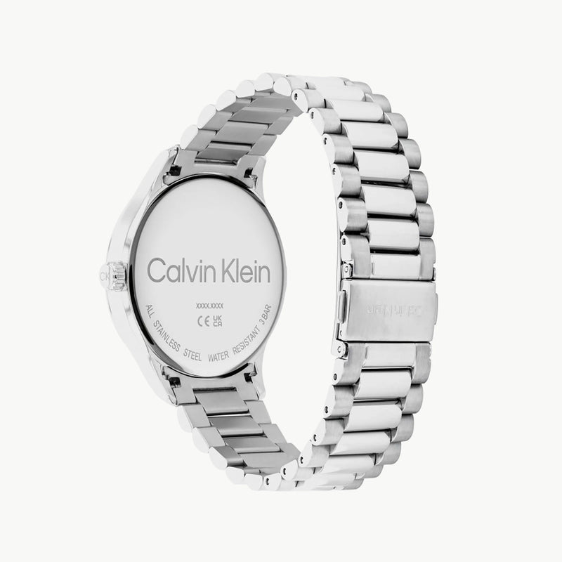Ck Calvin Klein Men's Silver Stainless Steel Watch, Silver Dial | K2g2g1z6 by i-watch