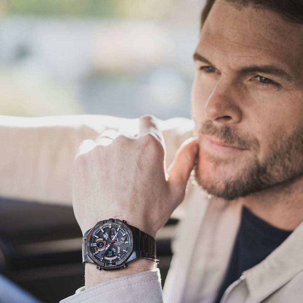 CASIO EDIFICE ECB-950DC-1AEF BOLD PERFORMANCE - MEN'S STYLISH SMART WATCH WITH BLUETOOTH CONNECTIVITY-i-Watch-3