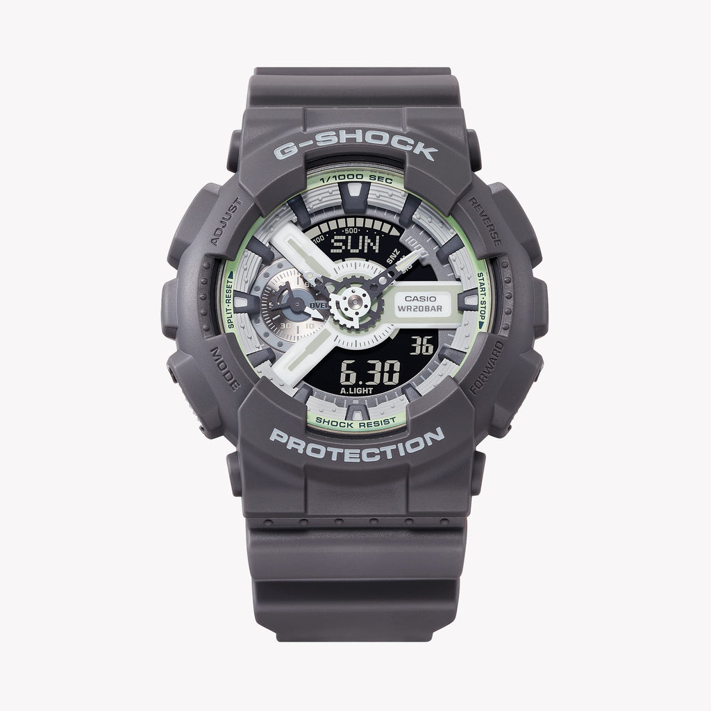 CASIO G-SHOCK GA-110HD-8AER DYNAMIC VERSATILITY - MEN'S SPORTY GREY RESIN TIMEPIECE-i-Watch-4
