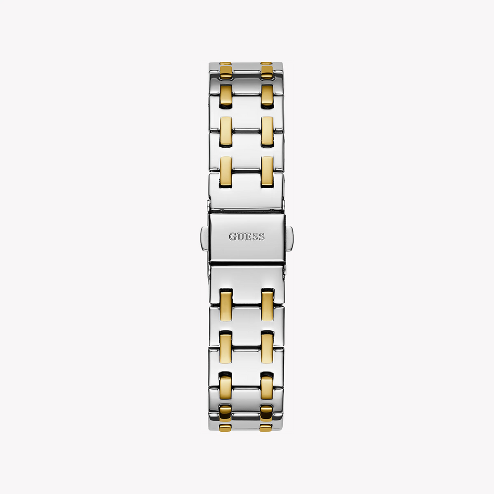 Guess Watches Women's Silver/Gold Timepiece, Black Dial | Gw0770l4 by i-watch