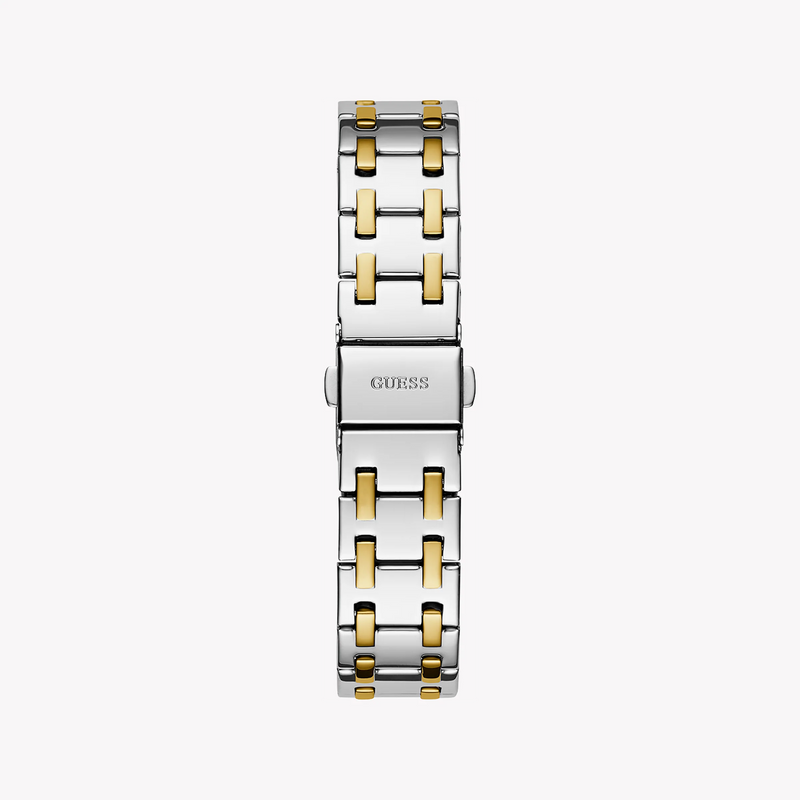 Guess Watches Women's Silver/Gold Timepiece, Black Dial | Gw0770l4 by i-watch