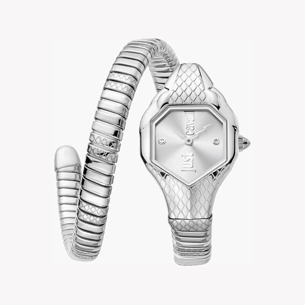 Just Cavalli Women's Stainless Steel Watch, Silver Dial | Jc1l190m0015 by i-watch