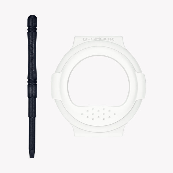 Casio G-Shock G-B001sf-7dr - Sporty Confidence Unleashed Men's Watch With Rugged White Design & Bluetooth Connectivity by i-watch