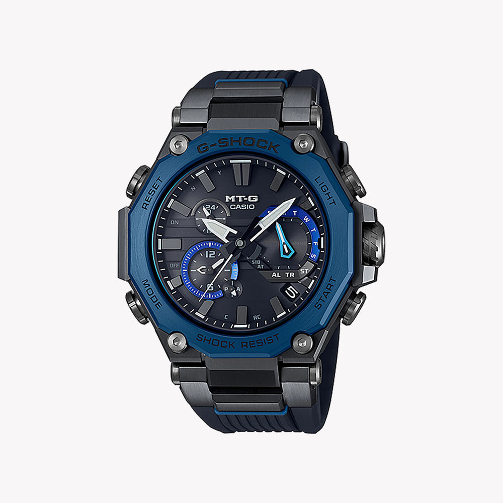 Casio G-Shock Men's Black Carbon & Steel, Black Dial | Mtg-B2000b-1a2er by i-watch