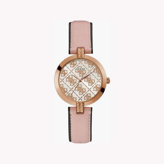 GUESS WATCHES GW0027L2 - CHIC GOLD & PINK LEATHER TIMEPIECE-i-Watch